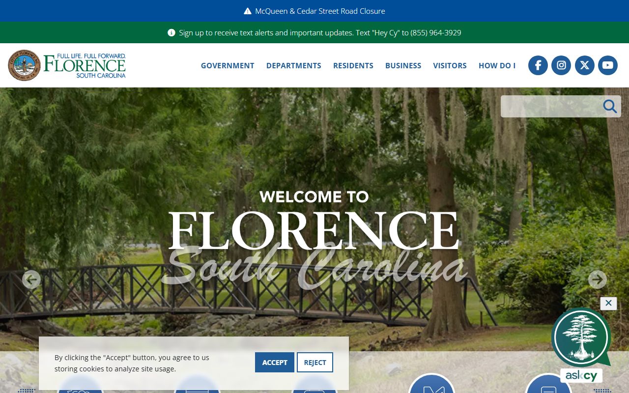 City of Florence government unclaimed money