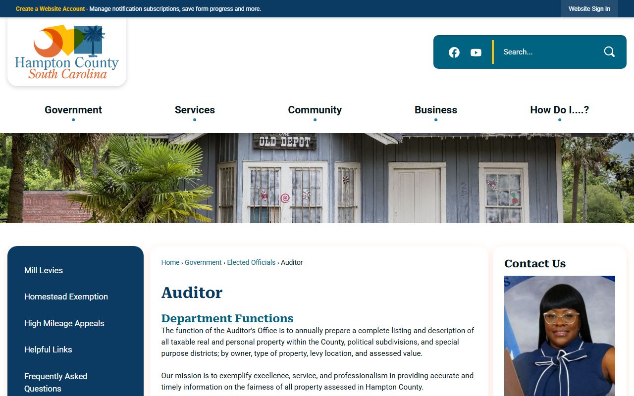 Hampton County Auditor unclaimed money